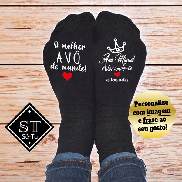 Meias O Melhor Avô do Mundo (Parentesco + Nomes)